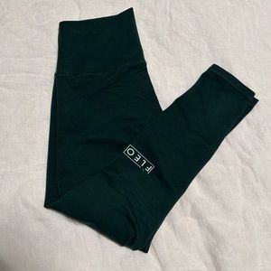 Fleo original bounce leggings 25” forest green M